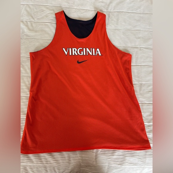 virginia cavaliers nike Reversable 2 Sided Jersey Tank Shirt Women’s Large - Picture 1 of 9